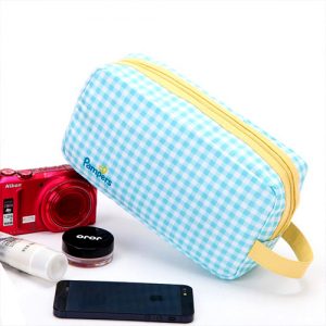 Checkered Miscellaneous Pouch