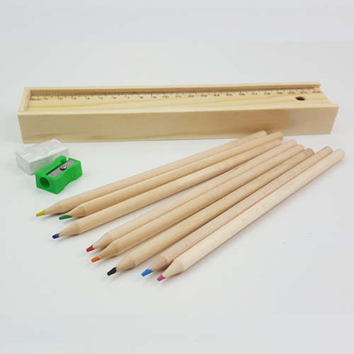 Wooden Pencil Set