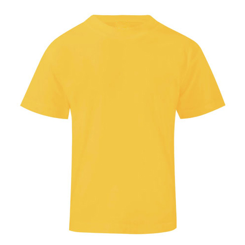 Yellow Round Neck T-shirt