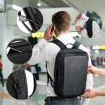 anti-theft backpack & briefcase with strap