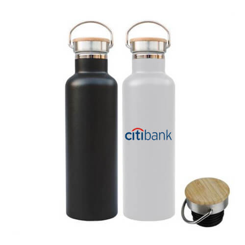 Stainless Steel bamboo lid thermal flask