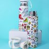 White Stainless Steel thermal flask singapore supplier angle2
