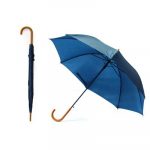 Blue printed umbrella