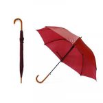 Red printed umbrella