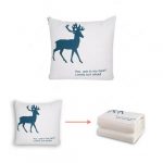 2 in 1 Cushion Blanket promotional gift wholesale singapore