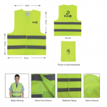 Cheap Safety vest for promotional use singapore wholesaler