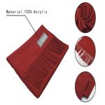 Cheap promotional red scarf singapore bulk purchase