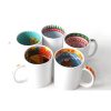 Cheap inner print ceramic mug as promotional gift group pic