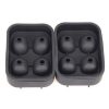 DIY Tool Whiskey Wine Cocktail Ice Cube 3D Silicone Mold— back picture