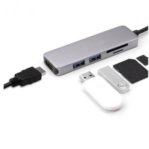 Queens 5 in 1 USB Multiport adaptor  