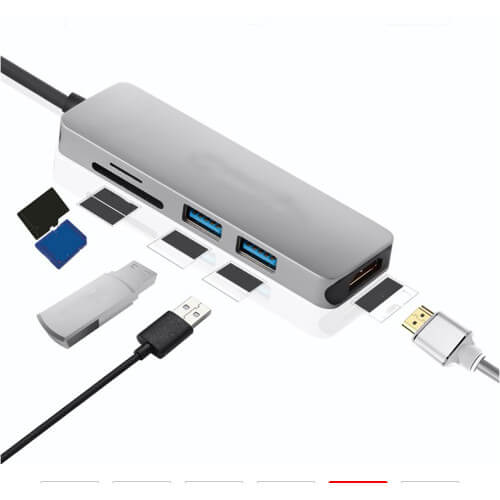 promotional usb multiport adaptor 5 in 1 singapore supplies