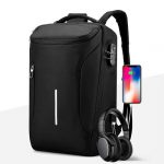 anti theft security usb charging laptop backpack