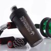 Cheap Promotional Shaker Bottle with logo printing black color