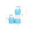 Collapsible Silicone water bottle for promotional use Size