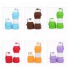 Collapsible Silicone water bottle for promotional use color options