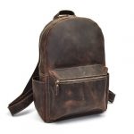 premium 100% genuine leather haversack bag with logo printing bulk sale singapore
