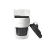 Double wall Coffee Glass with silicone grip Singapore Brown
