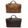 Genuine custom leather Singapore duffle Bag color options