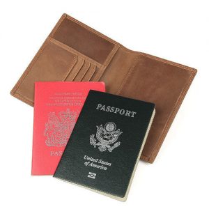 Codi 100% Leather Passport Holder 