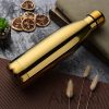 Stainless Electroplated Flask gold