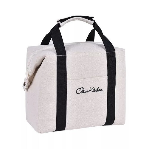 canvas lunch bag