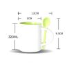 Ceramic Mug With Spoon Picture 8