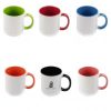 Edwardine Colored Interior & Handle Ceramic Mug 