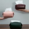 PU Leather Tissue Box-Picture 2 PU leather Tissue box with custom logo print