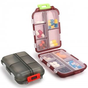 Ismay Pill Case Box With Multiple Compartments 