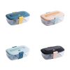 Singapore Portable Glass Container Lunch Box with logo print