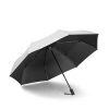 Custom Print Titanium Silver Tri-Fold Umbrella