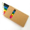 Custom Logo Print Natural Wooden 8PC Set Colour Pencils- Picture 5 Custom Logo Print Natural Wooden 8PC Set Colour Pencils Picture 5