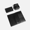 Customized Logo Print Cowhide Leather Wallet Gift Box Set Picture 3