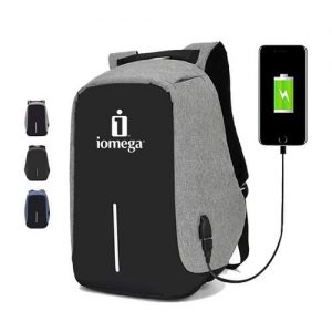 Adaya Anti-theft USB Charge Laptop Backpack 