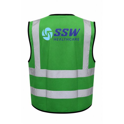 custom safety vest