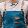 Custom Denim Apron- Picture 4 Custom Denim Apron Picture 4
