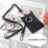 Custom PU Leather Card Holder With Lanyard- Picture 2 Custom PU Leather Card Holder With Lanyard Picture 2