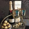 champagne glasses printing