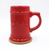 Custom Logo Print Ceramic Beer Mug Picture 2