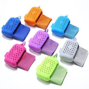 Tuppence Cooling Towel In Silicone Pouch