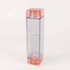 Custom Logo Print Square Transparent Water Bottle Picture 3