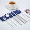 Singapore Supplier Stainless Steel Cutlery Set With Fabric Pouch - Picture 4 Singapore Supplier Stainless Steel Cutlery Set With Fabric Pouch Picture 4