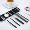 Singapore Supplier Stainless Steel Cutlery Set With Fabric Pouch - Picture 5 Singapore Supplier Stainless Steel Cutlery Set With Fabric Pouch Picture 5