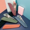 Singapore Supplier Stainless Steel Cutlery Set With PU Pouch- Picture 2 Singapore Supplier Stainless Steel Cutlery Set With PU Pouch Picture 2