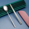 Singapore Supplier Stainless Steel Cutlery Set With PU Pouch- Picture 3 Singapore Supplier Stainless Steel Cutlery Set With PU Pouch Picture 3