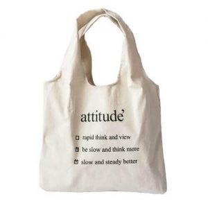 Macoy Canvas Off-White Tote Bag