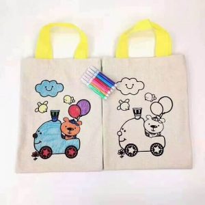 Timur Canvas Tote Drawing