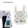 Foldable bag printing