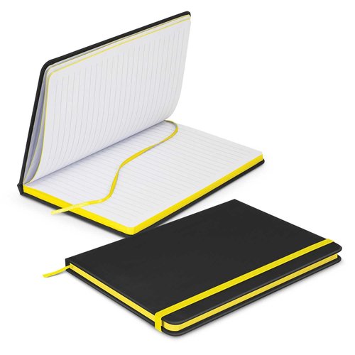 A5 Black PU Notebook Lined - view 3 Singapore A5 Black PU Notebook Lined - view 3 Singapore