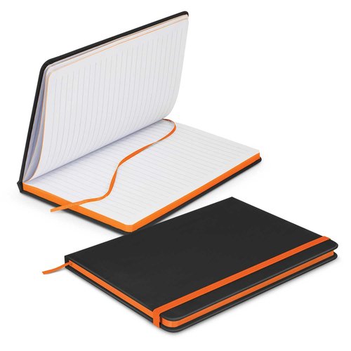 A5 Black PU Notebook Lined - view 4 Singapore A5 Black PU Notebook Lined - view 4 Singapore